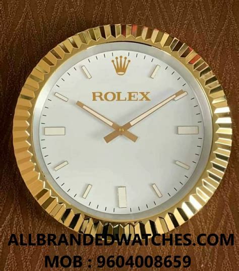 fake rolex wall clock|rolex wall clock original.